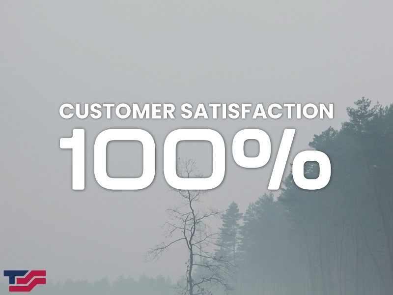 100% customer satisfaction