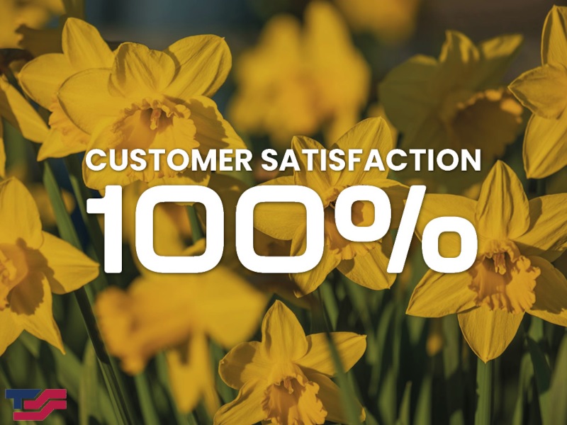 100% Customer Satisfaction in March 2026