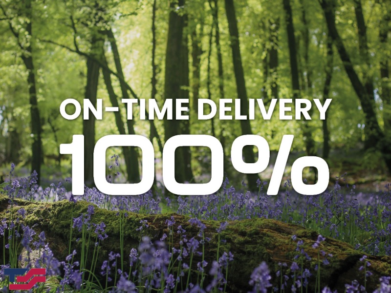 100% On-Time Delivery in March 2026