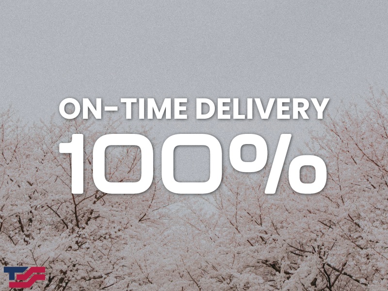 100% On-Time Delivery in February 2025