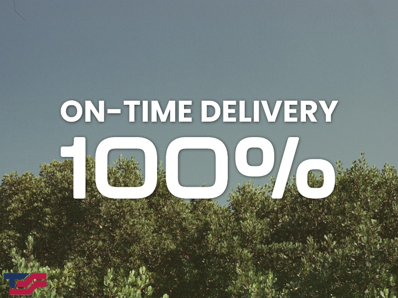 100% On-Time Delivery