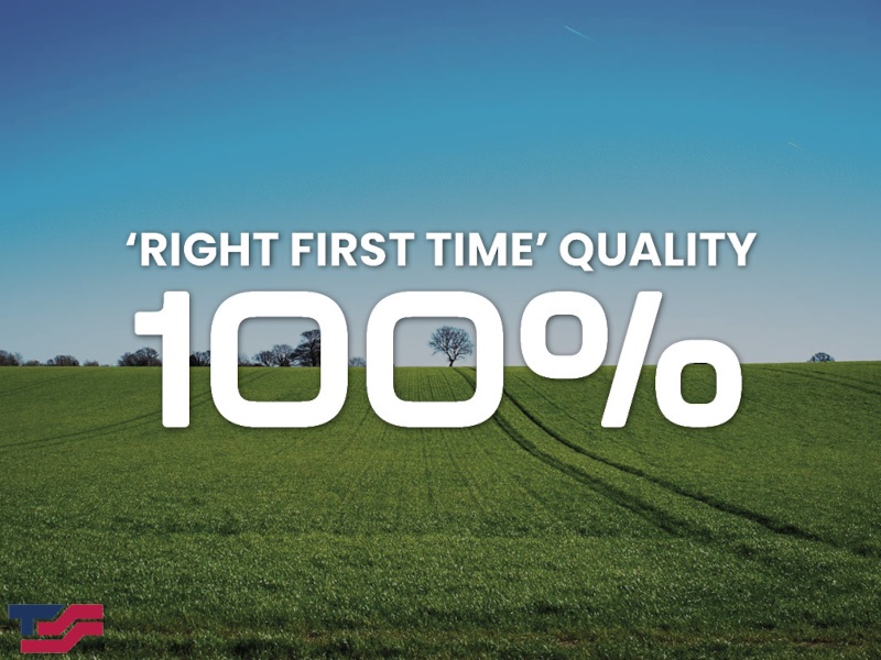 100% Right First Time Quality in March 2026