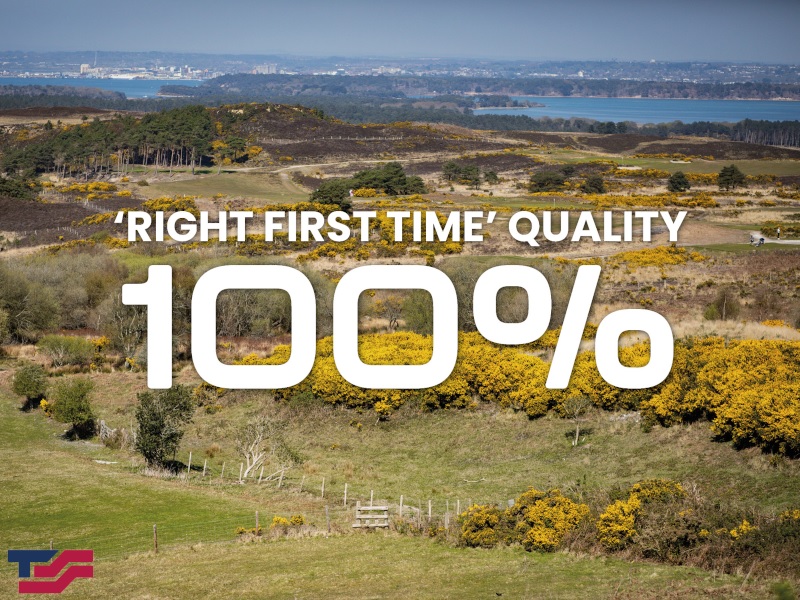 100% right-first-time quality in March 2025