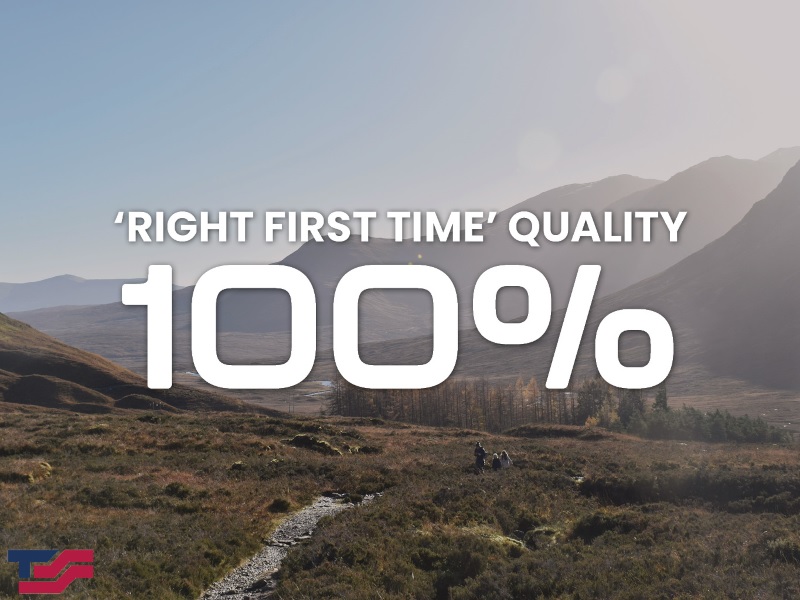 100% Right First Time Quality in November 2025