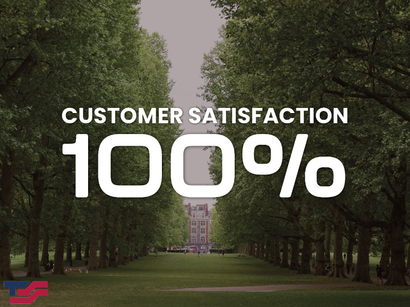 100% customer satisfaction in June 2026