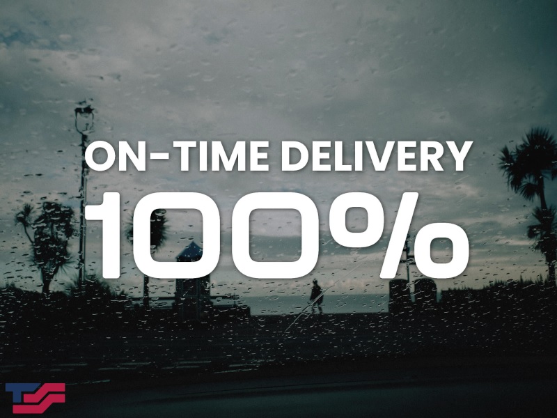 100% On-Time Delivery in September 2026